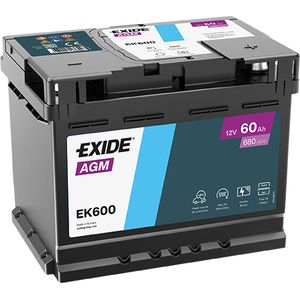 Exide Car Battery AGM EK600 L2