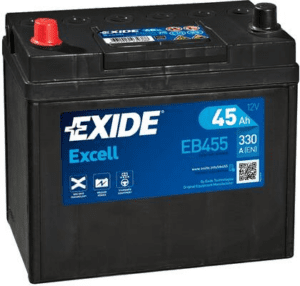 Exide Car Battery Excell EB455 B24