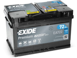 Exide Car Battery Premium EA722 LB3