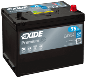 Exide Car Battery Premium EA754 D26