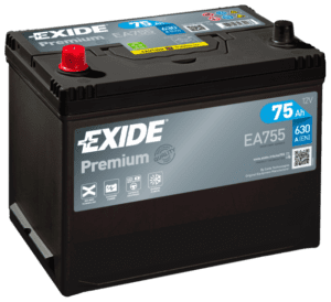 Exide Car Battery Premium EA755 D26