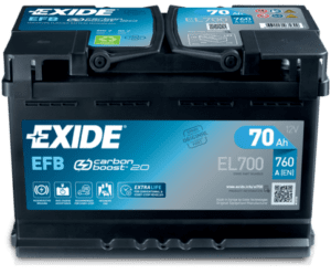 Exide Car Battery EFB EL700 L3