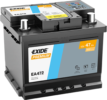 Exide Car Battery Premium EA472 LB1