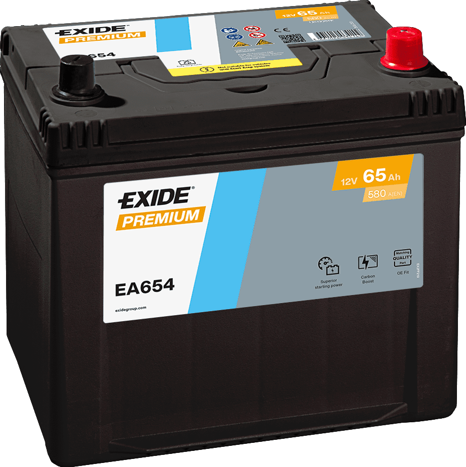 Exide Car Battery Premium EA654 D23