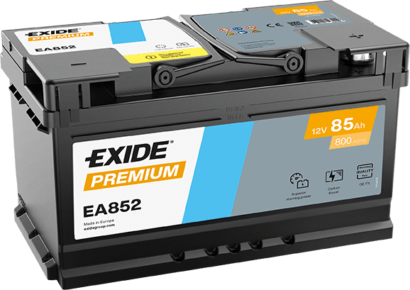 Exide Car Battery Premium EA852 LB4