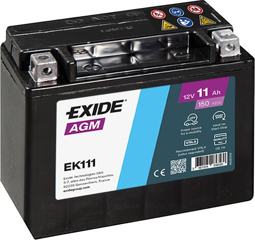 Exide EK111 AGM Battery