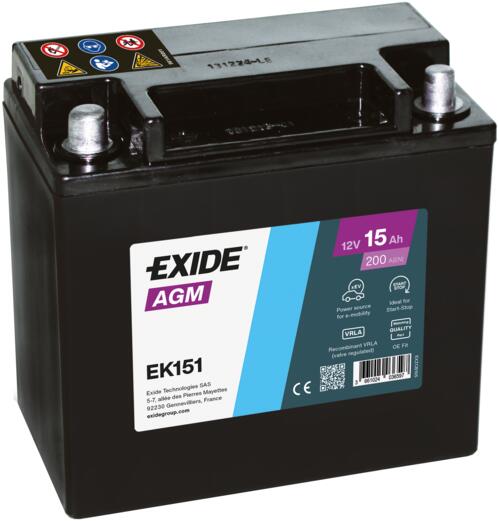 Exide EK151 AGM Battery