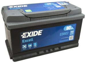 Exide Excell EB802 80Ah 700A Car Battery