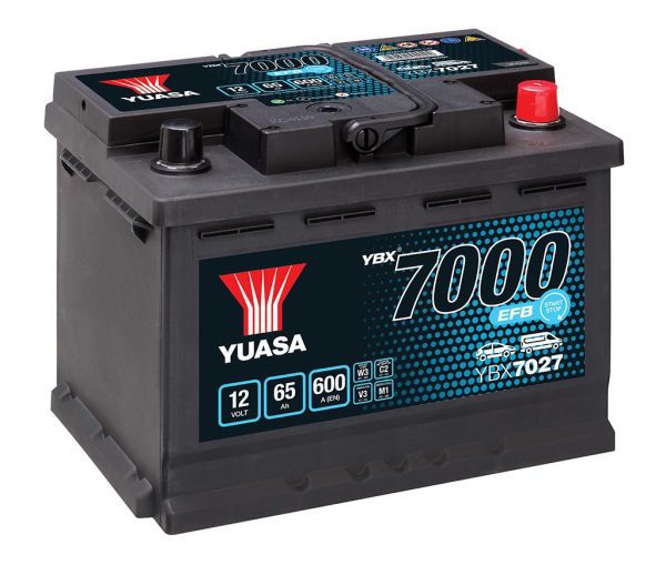 Yusa Car Battery EFB YBX7027 Start-Stop