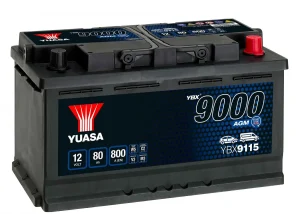 YBX9115 Yuasa AGM Car Battery