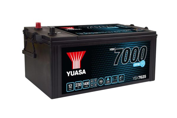 Yuasa YBX7625 12V 230Ah 1400A Super Heavy Duty EFB Commercial Vehicle Battery