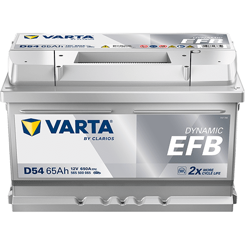 Varta D54 Car Battery Dynamic EFB 65Ah 565500065