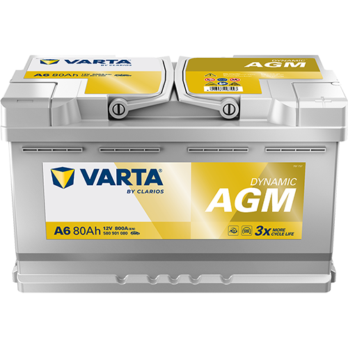 Varta Dynamic AGM 80Ah 800A Car Battery 580901080