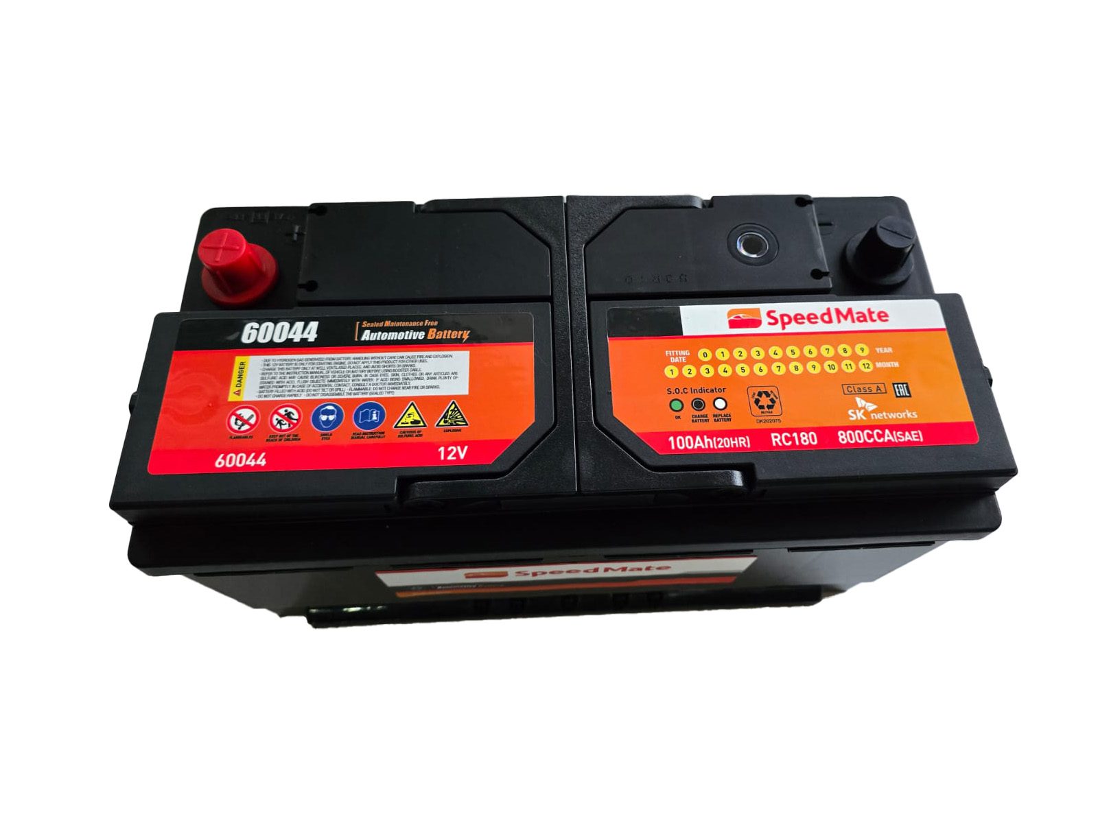 SpeedMate Car Battery 60044 Heat Proof Technology