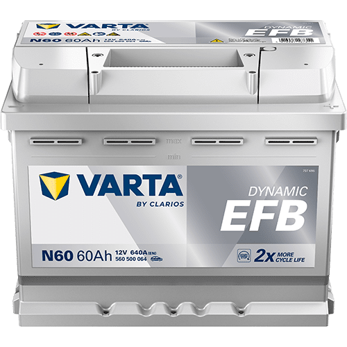 Varta N60 Car Battery Dynamic EFB 60Ah 560500064