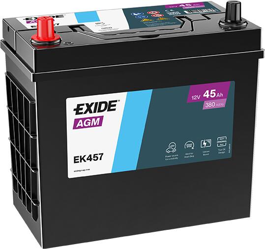 Exide AGM EK457 Car Battery