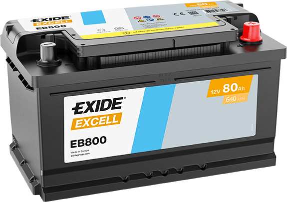 Exide Excell EB800 Car Battery
