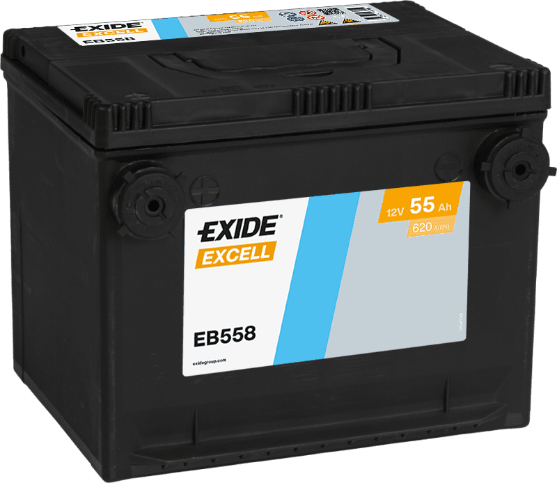 Exide Excell EB558 55Ah 620A Car Battery