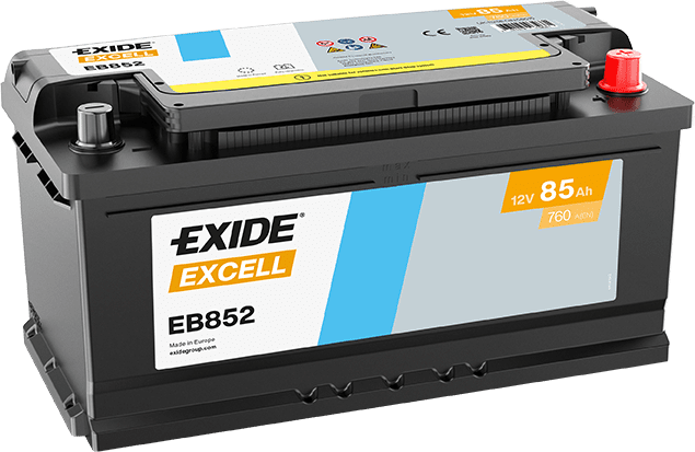 Exide Excell EB852 85Ah 760A Car Battery