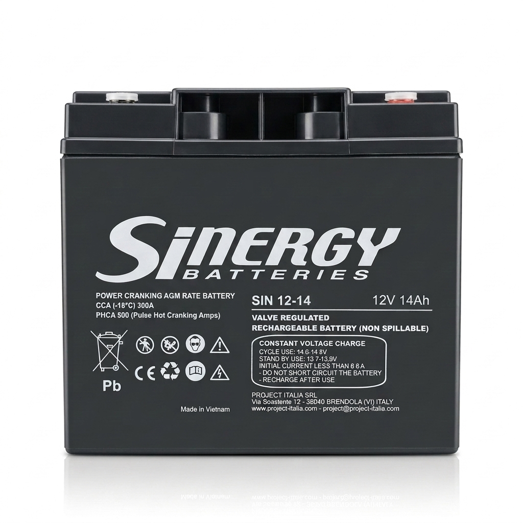 Sinergy 12V 14Ah AGM DC Battery | BATSIN12-14H