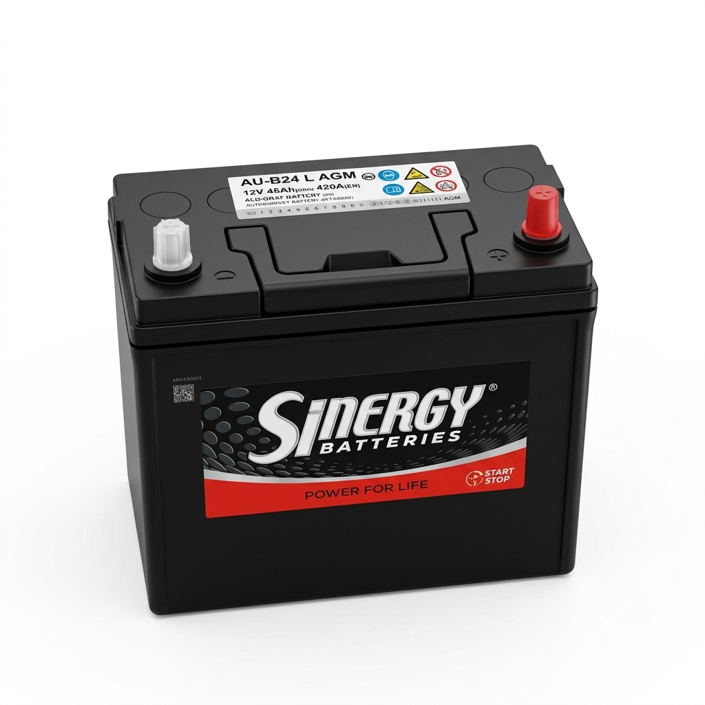 Sinergy 12V 45Ah B24 AGM Battery | BAUXB24L-AGM