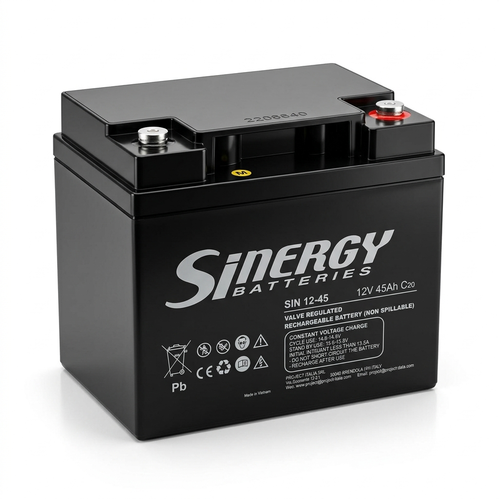 Sinergy 12V 45Ah AGM DC Battery BATSIN12-45