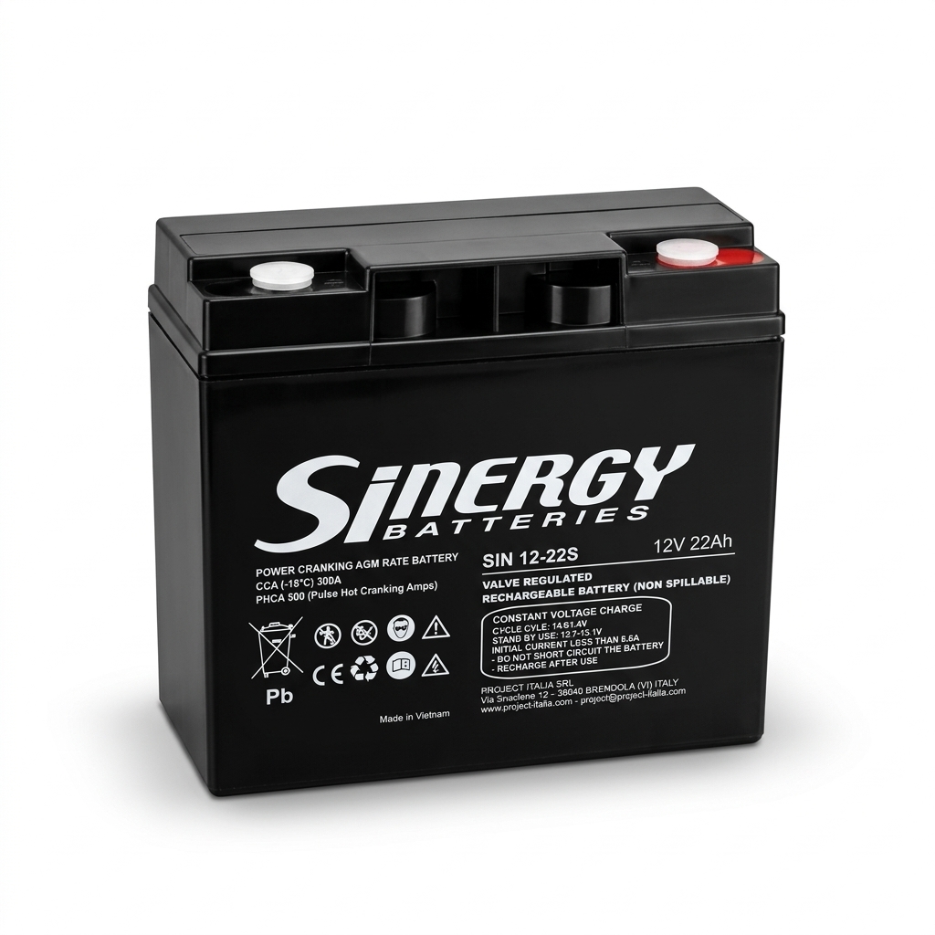 Sinergy SIN12-22-S 12V 22Ah VRLA AGM Battery