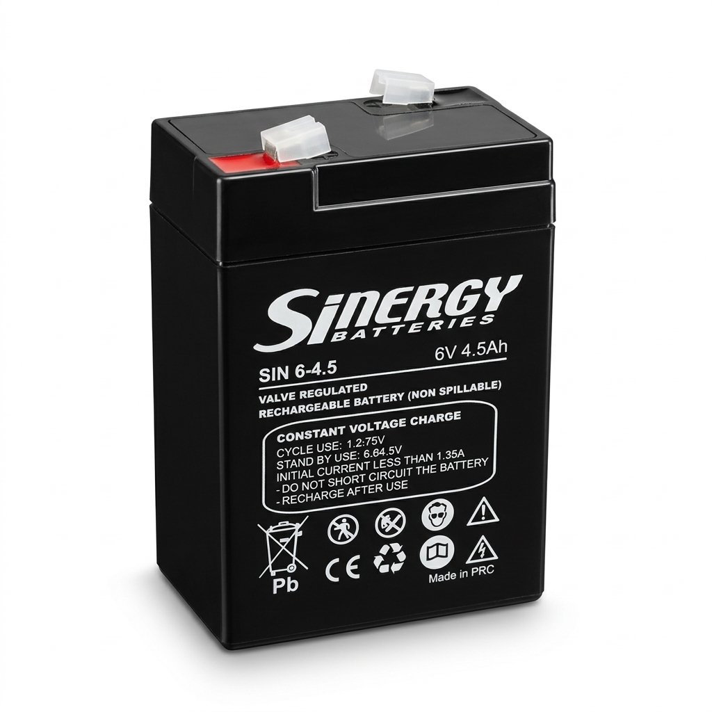 Sinergy SIN6-4.5 6V 4.5Ah VRLA Battery